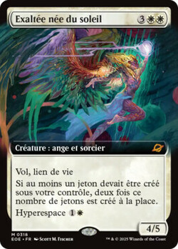 Exaltée née du soleil