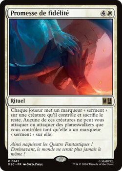 Promesse de fidélité