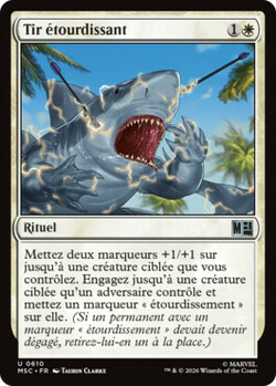 Tir étourdissant