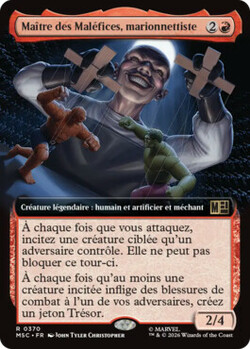 Maître des Maléfices, marionnettiste