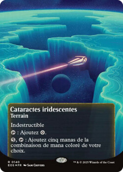 Cataractes iridescentes