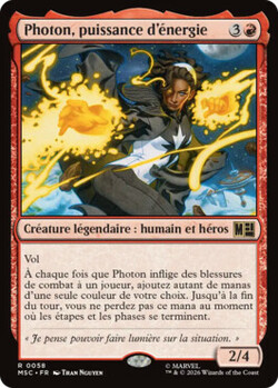 Photon, puissance d'énergie