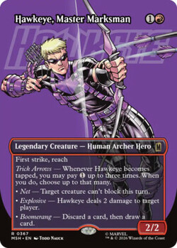 Hawkeye, Master Marksman