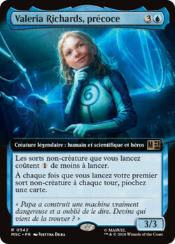 Valeria Richards, précoce
