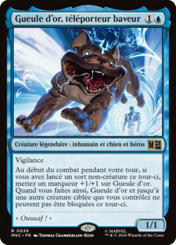 Gueule d'or, téléporteur baveur 