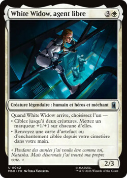 White Widow, agent libre