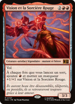 Vision et la Sorcière Rouge