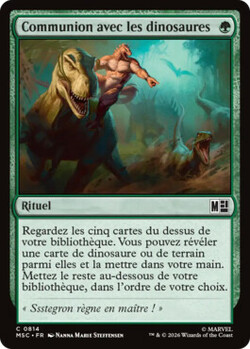 Communion avec les dinosaures