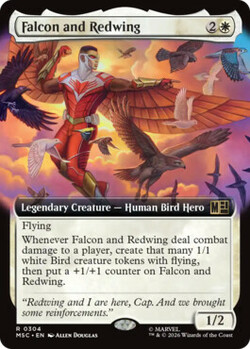 Falcon and Redwing