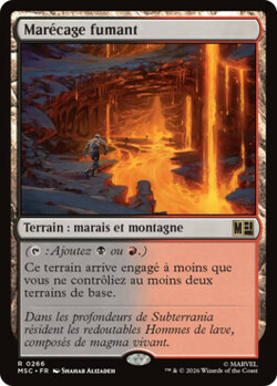 Marécage fumant