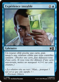 Expérience instable