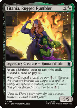 Titania, Rugged Rumbler