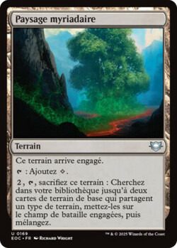 Paysage myriadaire