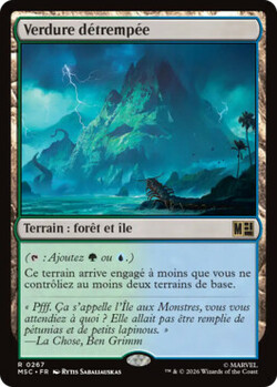 Verdure détrempée