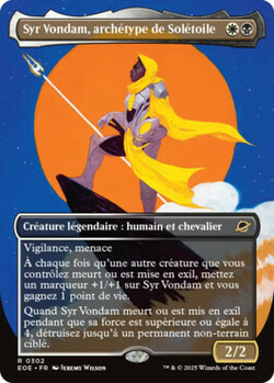 Syr Vondam, archétype de Solétoile
