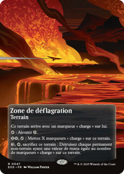 Zone de déflagration
