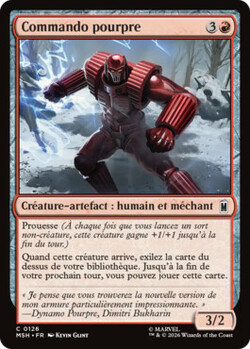 Commando pourpre