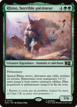 Rhino, horrible piétineur