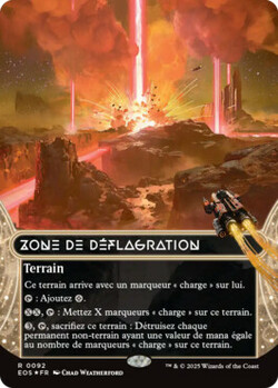 Zone de déflagration