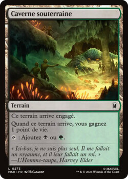 Caverne souterraine