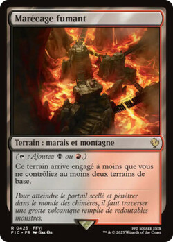 Marécage fumant