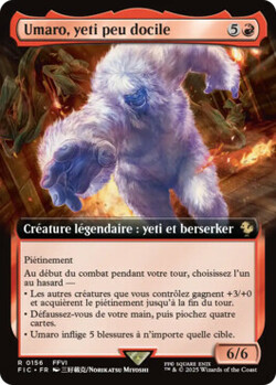 Umaro, yeti peu docile