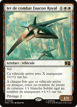 Jet de combat Faucon Royal