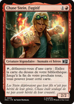 Chase Stein, Fugitif