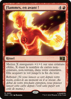 Flammes, en avant !