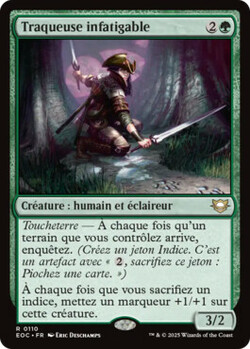 Traqueuse infatigable