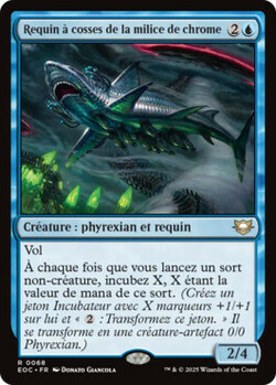 Requin à cosses de la milice de chrome