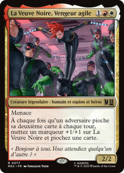 La Veuve Noire, Vengeur agile
