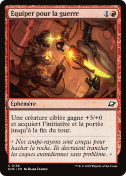 Équiper pour la guerre