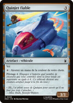 Quinjet fiable