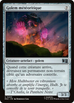 Golem météoritique