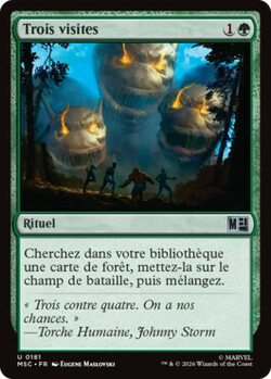 Trois visites