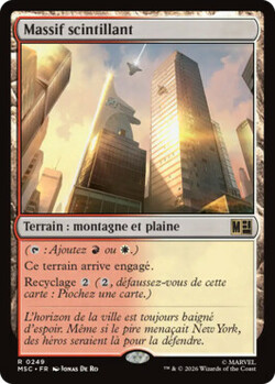 Massif scintillant