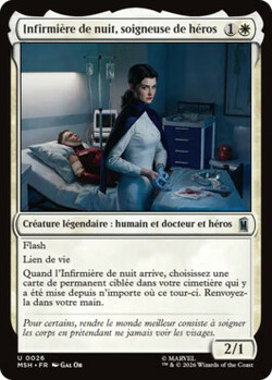 Infirmière de nuit, soigneuse de héros