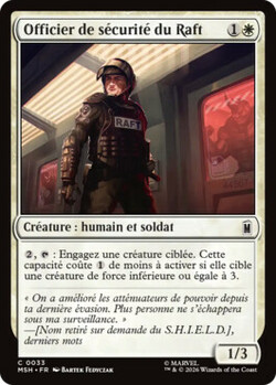 Officier de sécurité du Raft