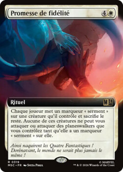 Promesse de fidélité