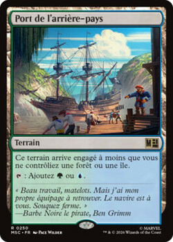 Port de l'arrière-pays