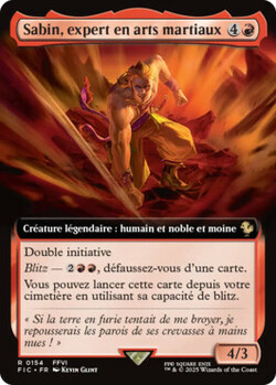 Sabin, expert en arts martiaux