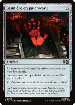 Bannière en patchwork