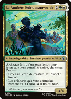 La Panthère Noire, avant-garde
