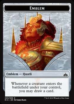 Emblem : Huatli, Radiant Champion
