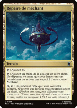 Repaire de méchant