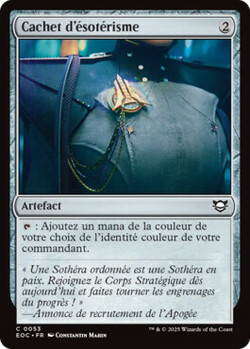 Cachet d'ésotérisme