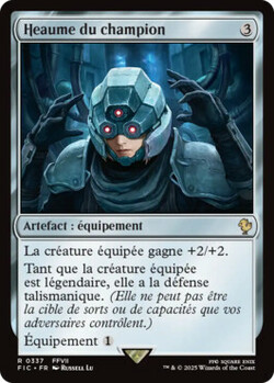 Heaume du champion