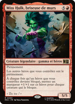 Miss Hulk, briseuse de murs