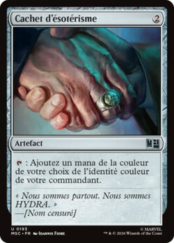 Cachet d'ésotérisme